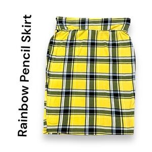 Rainbow Pencil Skirt